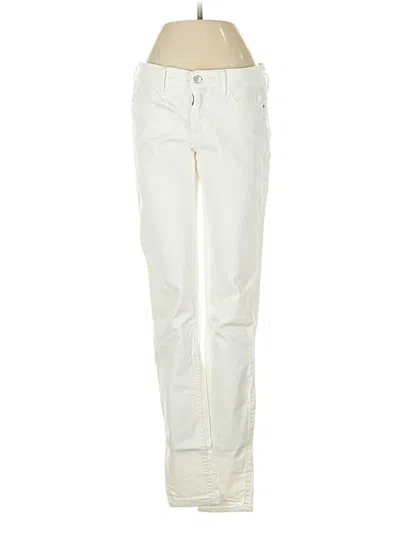 Pre-owned Abercrombie & Fitch Jeans In White