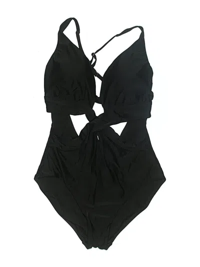 Pre-owned Bar Iii One Piece Swimsuit In Black