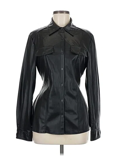 Pre-owned Philosophy Republic Clothing Long Sleeve Blouse In Black