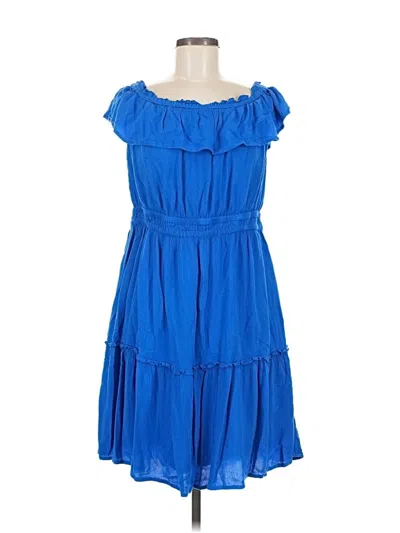 Pre-owned Tommy Bahama Casual Dress In Blue