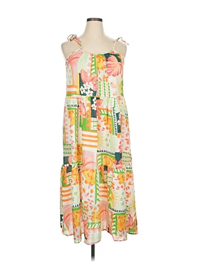 Pre-owned Lovely Melody Casual Dress In Orange