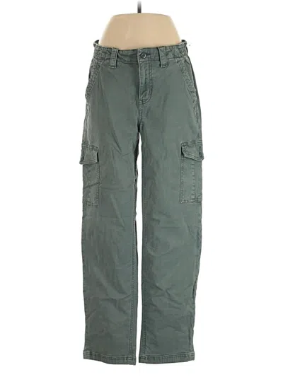 Pre-owned American Eagle Outfitters Cargo Pants In Green