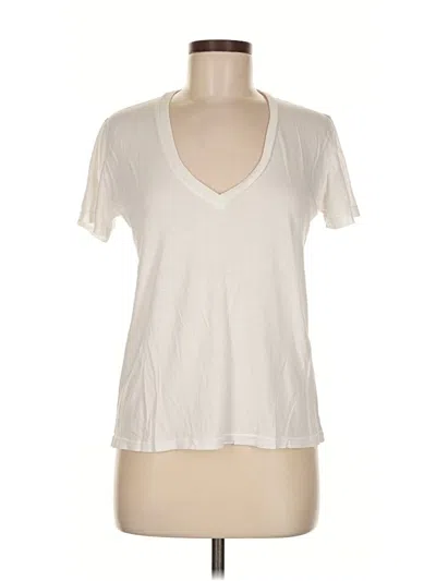 Pre-owned Monrow Short Sleeve T-shirt In White