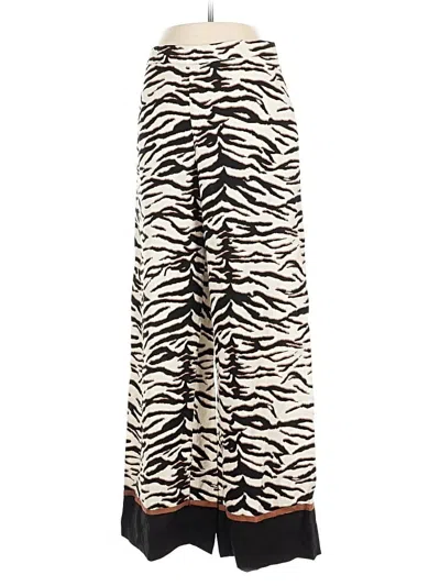 Pre-owned H&m Casual Pants In White