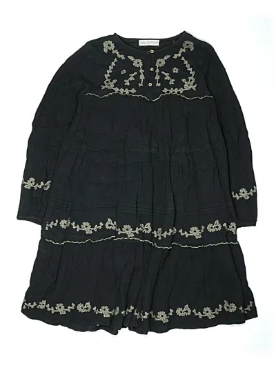 Pre-owned Zara Kids' Dress In Black