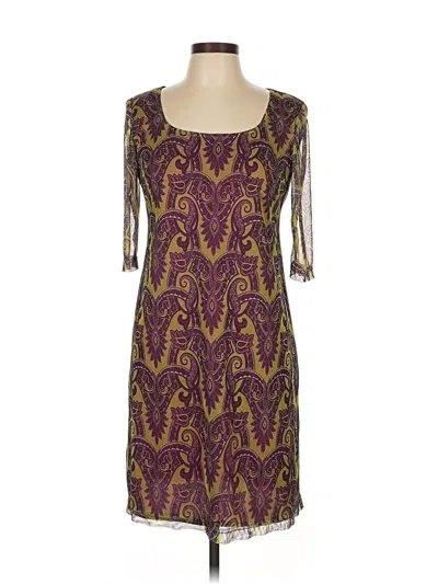 Pre-owned Helene Blake Cocktail Dress In Purple