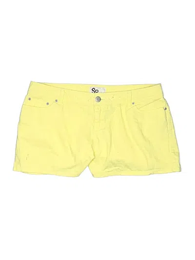 Pre-owned So Shorts In Yellow