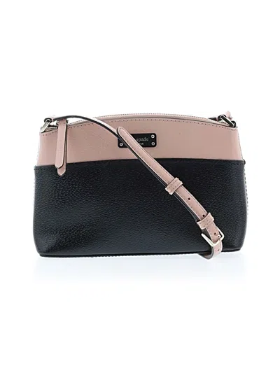 Pre-owned Kate Spade New York Leather Crossbody Bag In Black