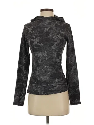 Pre-owned Lululemon Athletica Pullover Hoodie In Gray