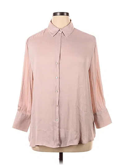 Pre-owned Haver + Blair 3/4 Sleeve Blouse In Pink
