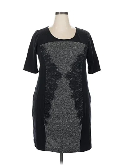 Pre-owned Lane Bryant Cocktail Dress In Black