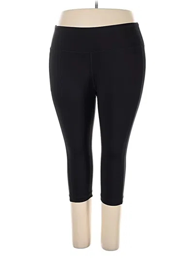 Pre-owned Lands' End Active Pants In Black