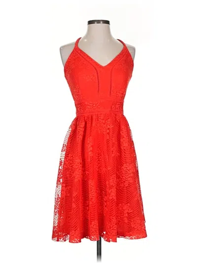 Pre-owned Guess Cocktail Dress In Red