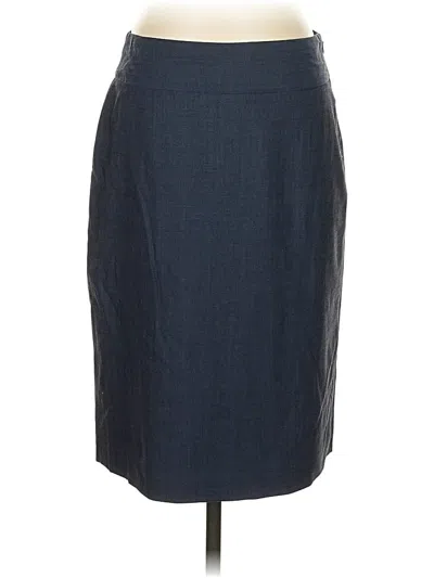 Pre-owned Banana Republic Wool Skirt In Gray