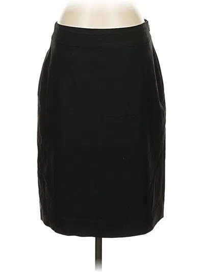 Pre-owned Banana Republic Wool Skirt In Black