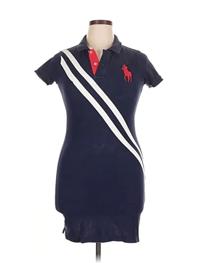 Pre-owned Ralph Lauren Sport Casual Dress In Blue