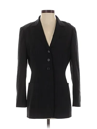 Pre-owned Anne Klein Blazer Jacket In Black