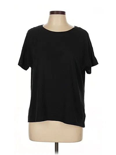 Pre-owned Athleta Short Sleeve T-shirt In Black