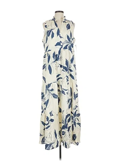 Pre-owned 1.state Casual Dress In White