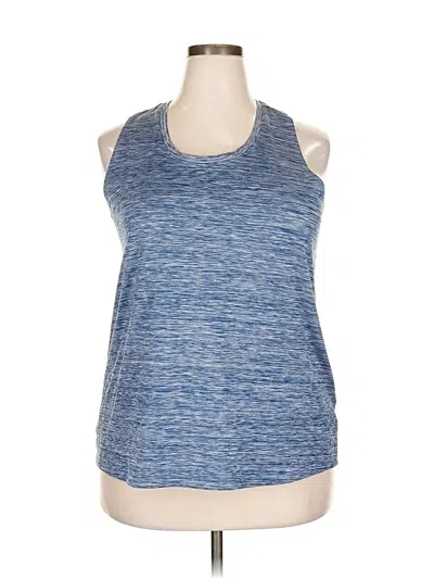 Pre-owned Athletic Works Active Tank Top In Blue