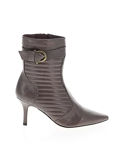 Pre-owned Etienne Aigner Ankle Boots In Gray