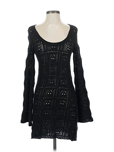 Autumn Cashmere Cocktail Dress In Black