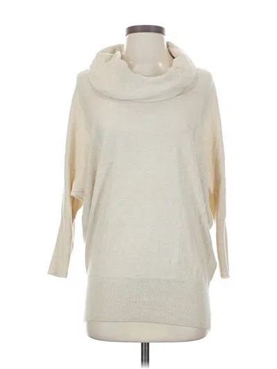 Pre-owned If It Were Me Turtleneck Sweater In White