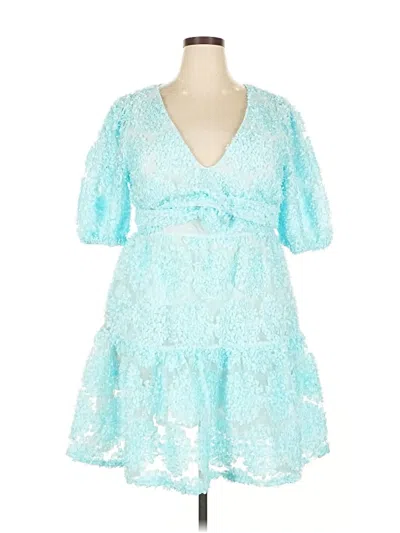 Eloquii Cocktail Dress In Blue