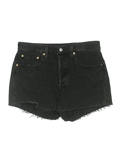 Pre-owned Levi's Denim Shorts In Black