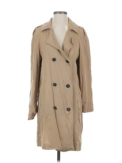 Pre-owned Topshop Trenchcoat In Brown