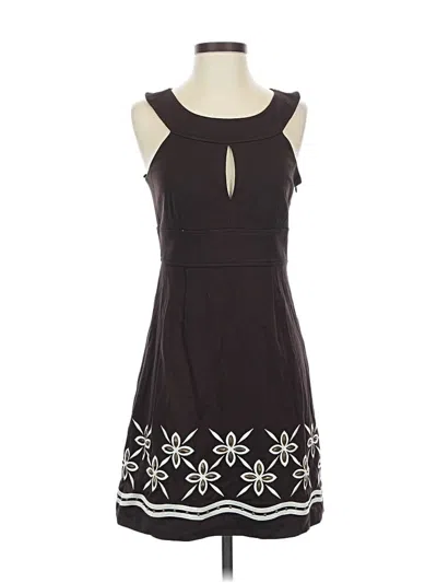 Pre-owned Laundry By Shelli Segal Cocktail Dress In Brown