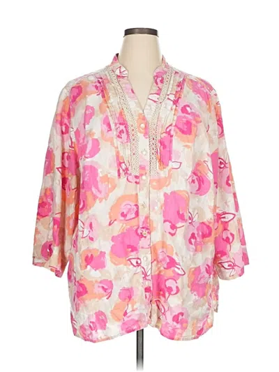 Pre-owned Jm Collection Kimono In Pink