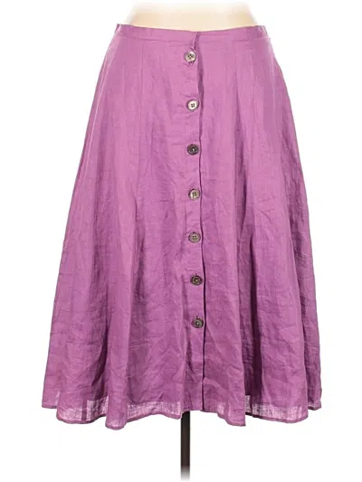 Pre-owned Jjill Casual Skirt In Purple