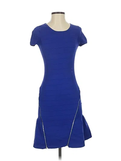 Pre-owned Maje Cocktail Dress In Blue