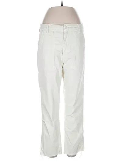 Pre-owned Amo Casual Pants In White