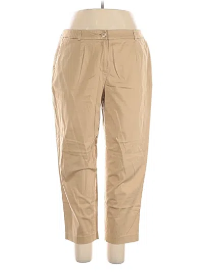 Pre-owned Jones New York Collection Khaki Pant In Brown