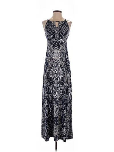 Pre-owned Inc International Concepts Cocktail Dress In Blue