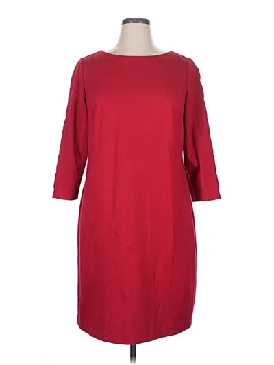 Pre-owned Rsvp By Talbots Casual Dress In Red