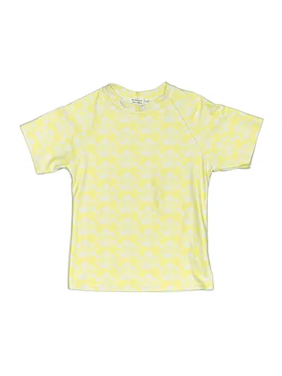 Pre-owned Minnow Kids' Short Sleeve T-shirt In Yellow