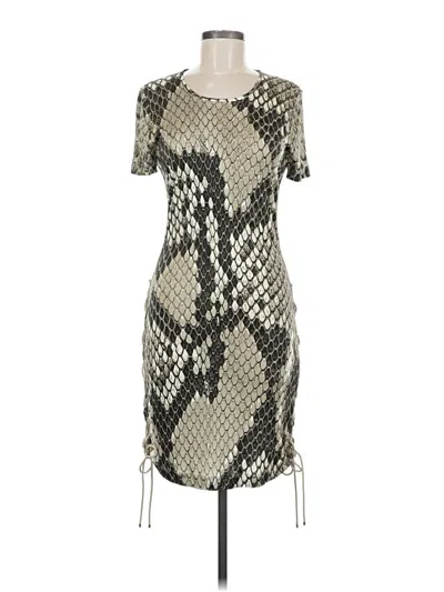 Pre-owned Roberto Cavalli Cocktail Dress In Brown