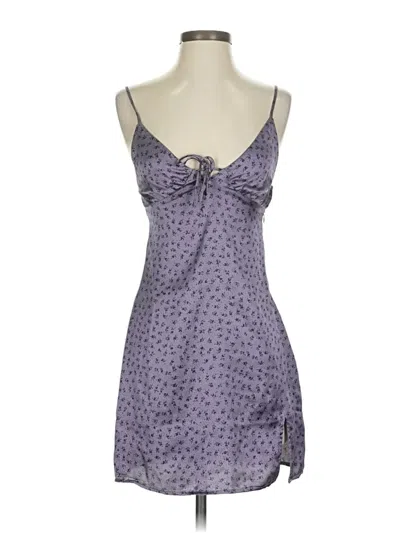Pre-owned Garage Casual Dress In Purple