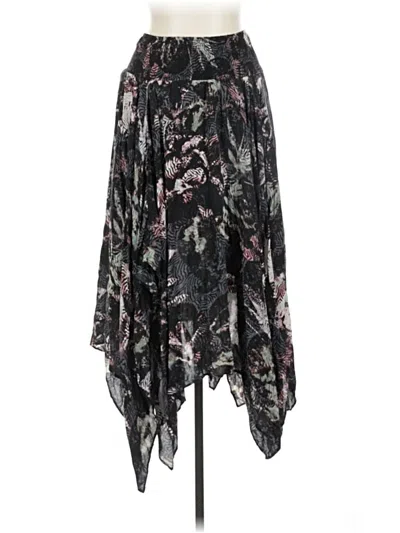 Pre-owned Free People Casual Skirt In Black