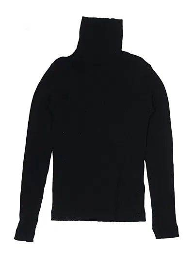 Pre-owned Zara Kids' Long Sleeve Turtleneck In Black