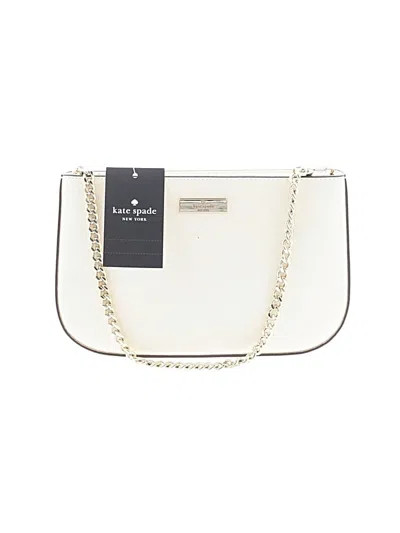 Pre-owned Kate Spade New York Satchel In White