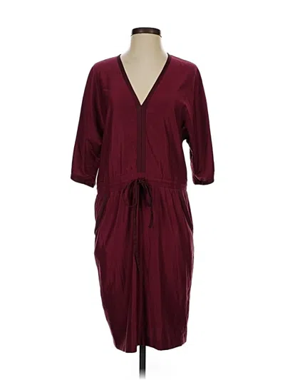 Pre-owned Bcbgmaxazria Casual Dress In Burgundy