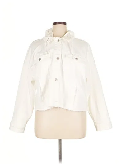 Pre-owned Hollister Jacket In White