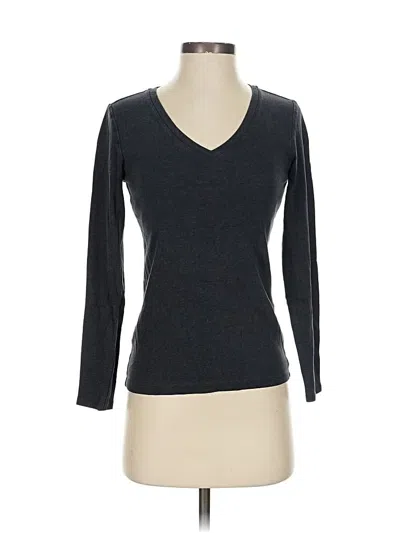 Pre-owned Uniqlo 3/4 Sleeve T-shirt In Gray