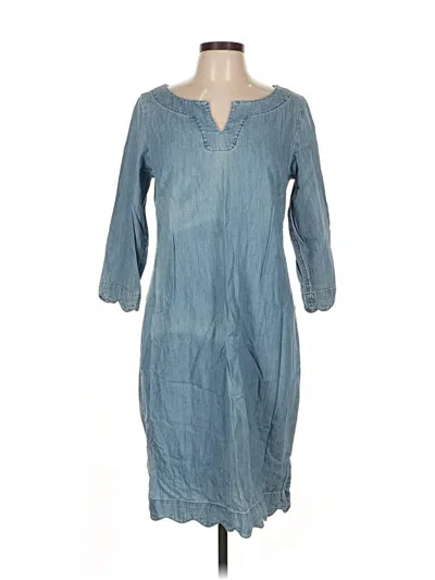 Pre-owned Talbots Casual Dress In Blue