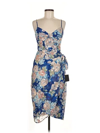 Pre-owned Lulus Cocktail Dress In Blue