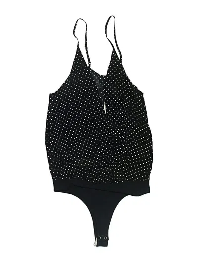 Pre-owned Michelle Mason Bodysuit In Black